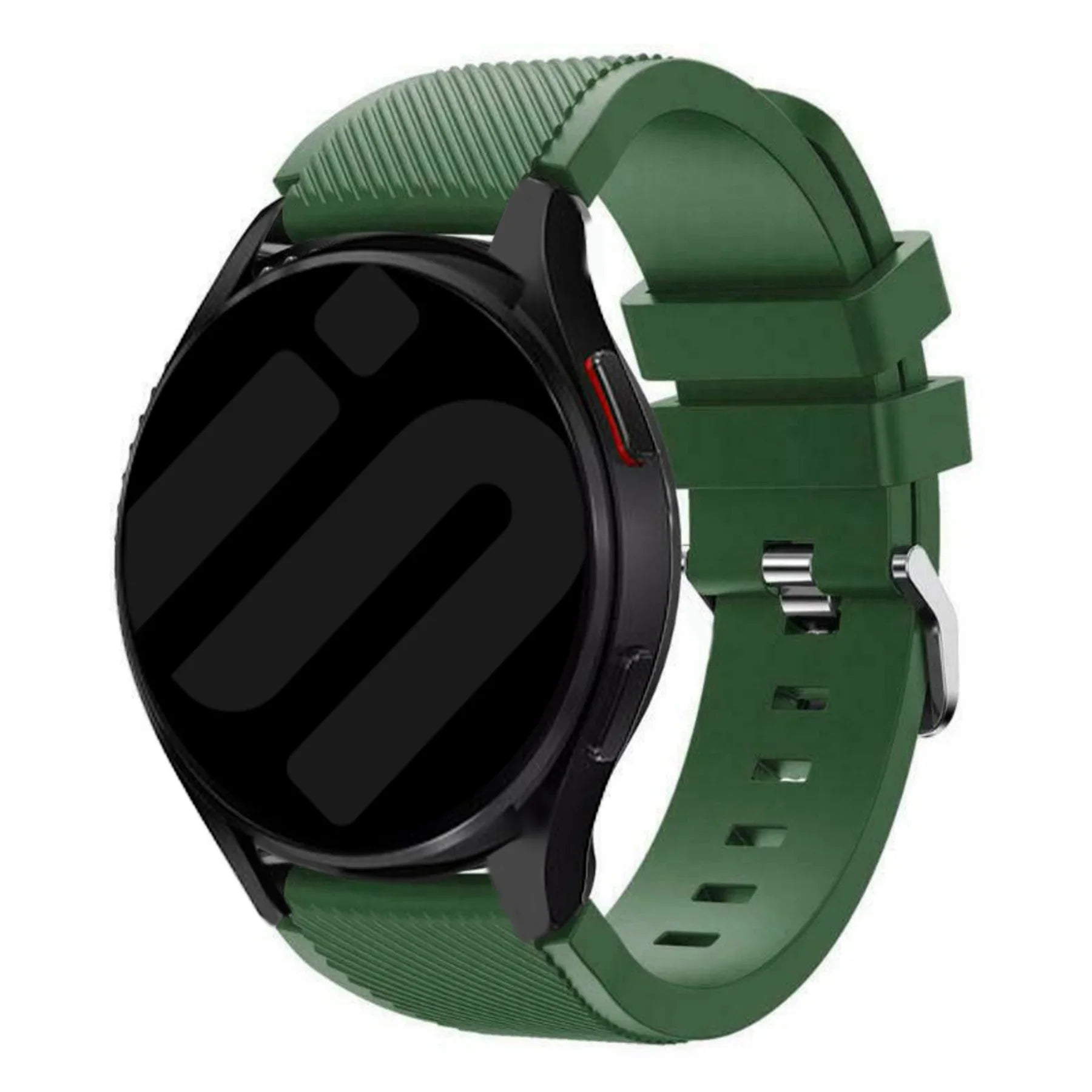 Coros Pace 2 Twill Silicone Strap (Dark Green)