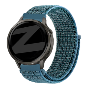 Bandz Garmin Forerunner 255s Nylon Loop Strap (Green-Grey)