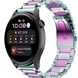 Steel Strap, on a watch, 3/4 front view