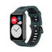 Huawei Watch Fit Silicone Strap Tough (Green/Black)