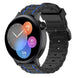 Huawei Watch GT 3 42mm Silicone Strap Tough (Black/Blue)