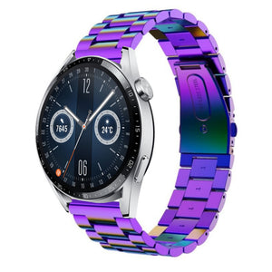 Steel Strap, on a watch, 3/4 front view