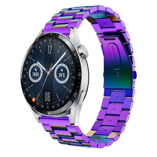 Steel Strap, on a watch, 3/4 front view