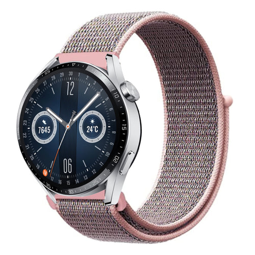 Nylon Strap, on a watch, 3/4 front view