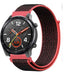 Huawei Watch GT 2 Nylon Strap (Black/Coral)