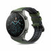 Huawei Watch GT 2 Pro Silicone/Leather Strap (Black/Green)