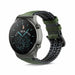Huawei Watch GT 2 Pro Silicone/Leather Strap (Black/Green)