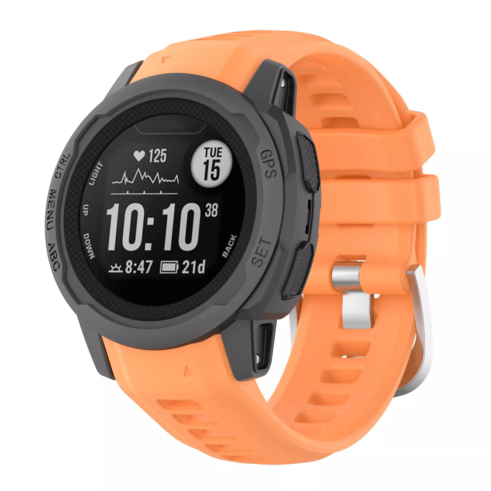 Garmin Instinct 2s Silicone Strap (Orange)