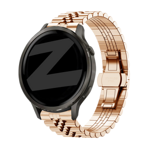 Bandz Garmin Forerunner 255s Steel Strap 'Jubilee' (Rose Gold)