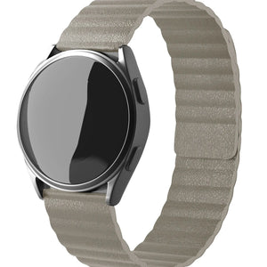 Coros Pace 2 Leather Loop Strap (Khaki)