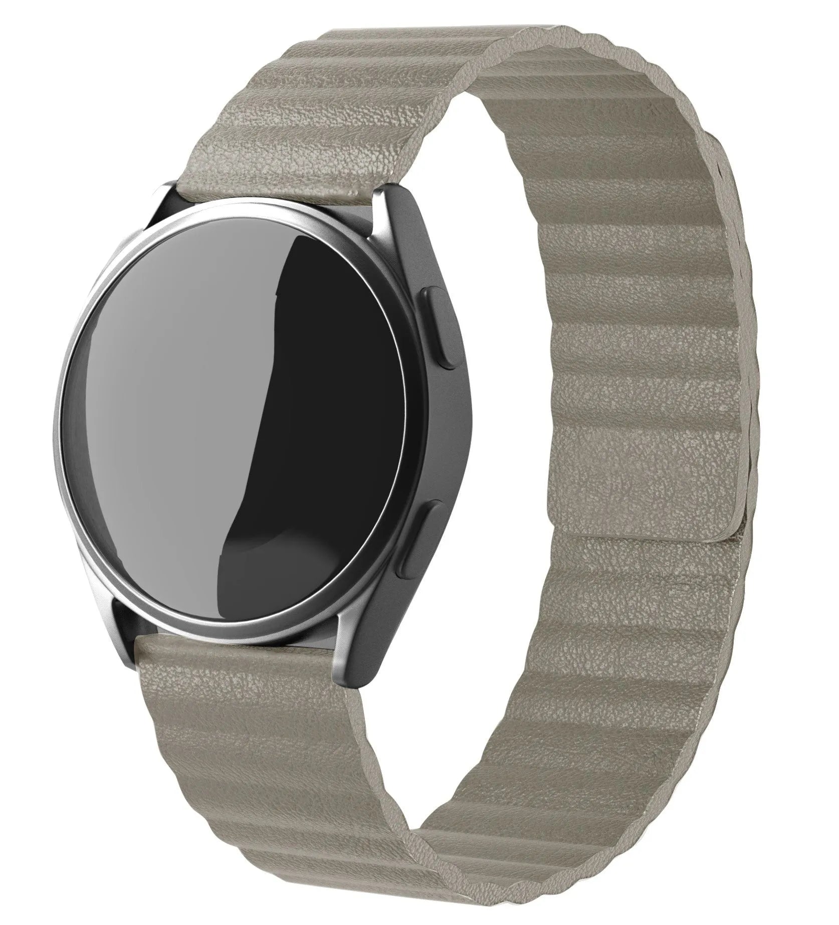 Amazfit Active Leather Loop Strap (Khaki)