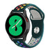 Samsung Galaxy Watch 4 40mm Sport Strap (Pine Green/Rainbow)