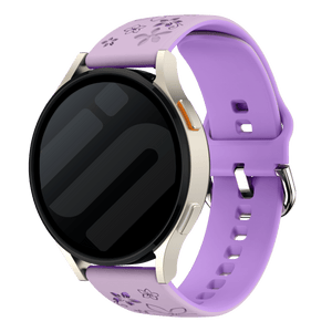 Coros Apex 42mm Flower Silicone Strap (Lavender/Purple)