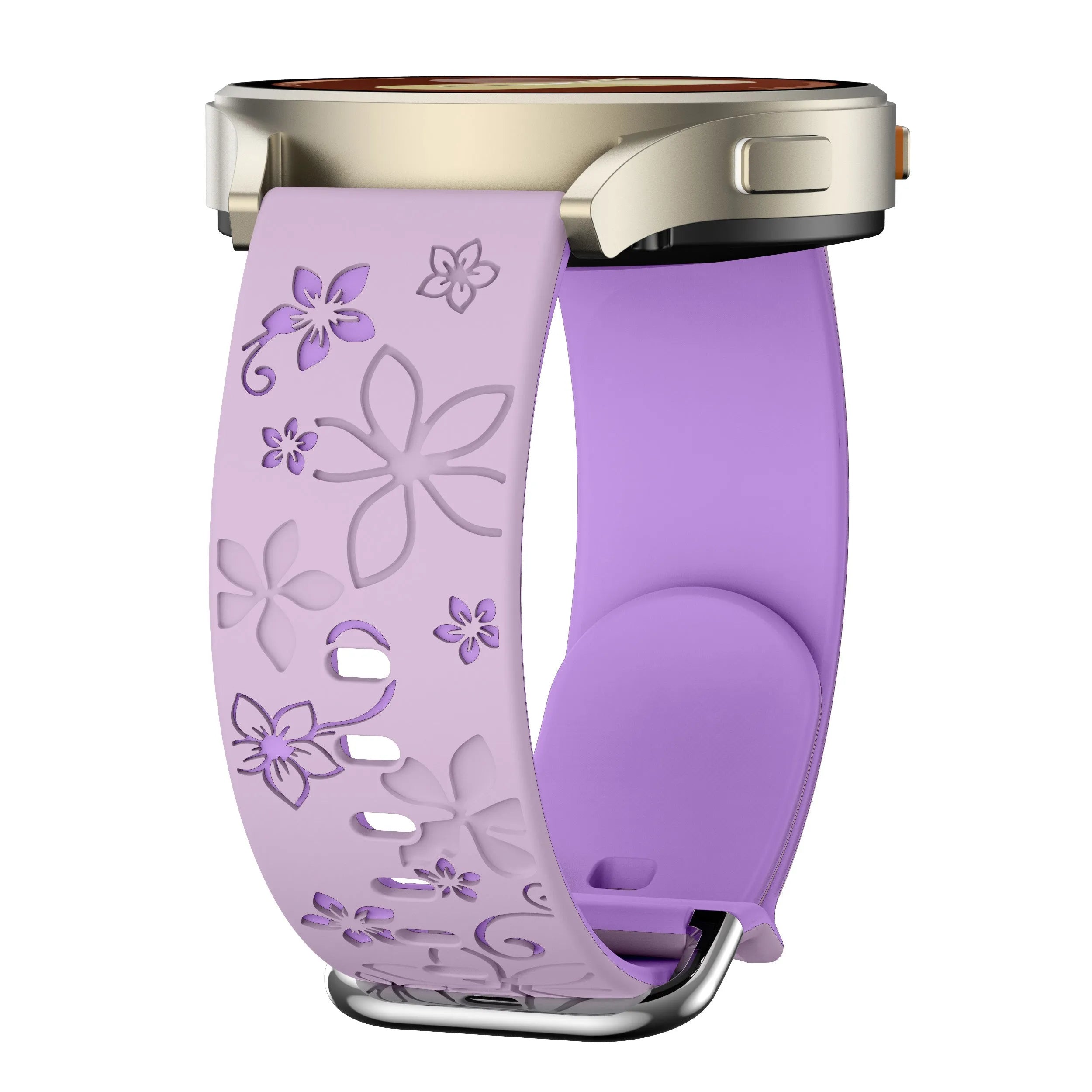 Oppo Watch X2 Mini Flower Silicone Strap (Lavender/Purple)