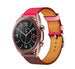 Samsung Galaxy Watch 3 41mm Leather Strap (Bright Pink/Auburn)