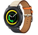 Samsung Gear Sport Leather Strap (White/Navy Blue)