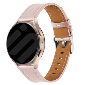 Amazfit GTS 3 'One Push' Leather Strap (Light Pink)
