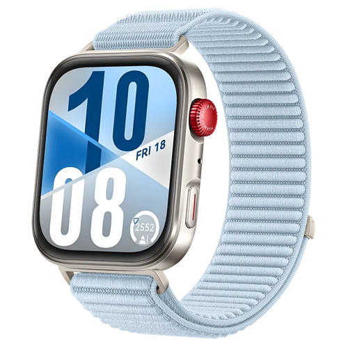 Huawei Watch Fit 4 Nylon Wave Strap (Light Blue)