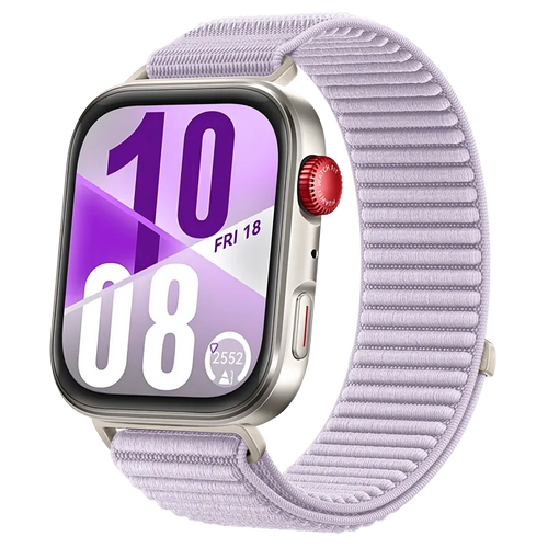Huawei Watch Fit 4 Pro Nylon Wave Strap (Light Purple)