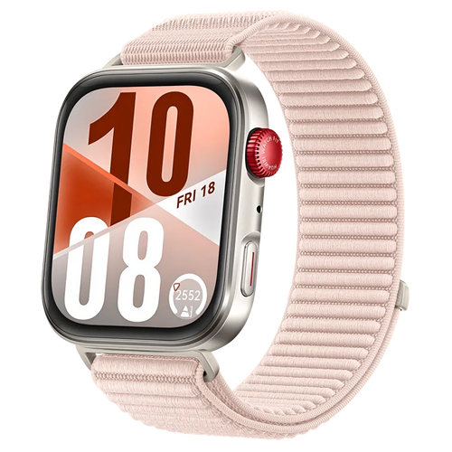 Huawei Watch Fit 5 Wave Nylon Strap (Light Pink)