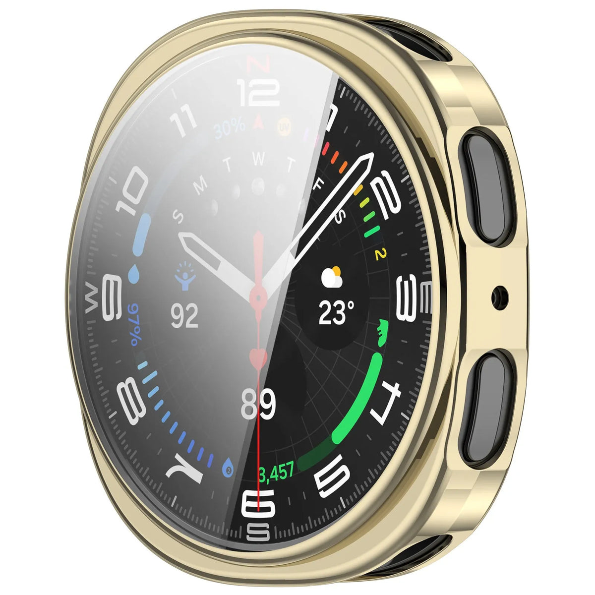 Samsung Galaxy Watch 8 - 40mm / 9 - 40mm TPU Case (Light Gold)