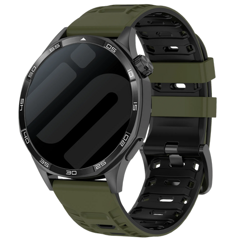Huawei Watch 3 (Pro) Mecha Sport Strap (Green/Black)