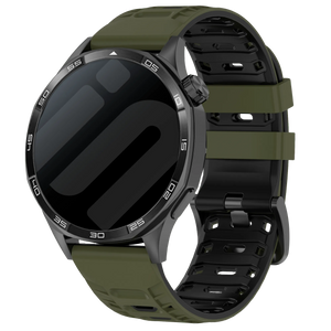 Gard Pro Health Smartwatch 3 - 48mm Mecha Sport Strap (Army Green/Black)