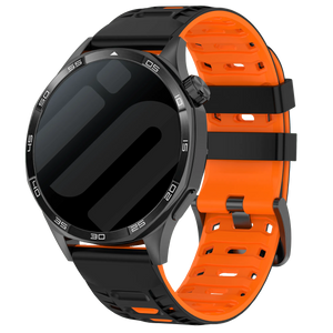 Suunto 9 Peak Mecha Sport Strap (Black/Orange)