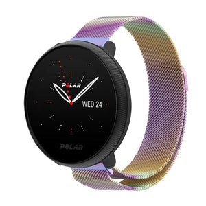 Milanese Strap, on a watch, 3/4 front view