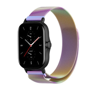Milanese Strap, on a watch, 3/4 front view