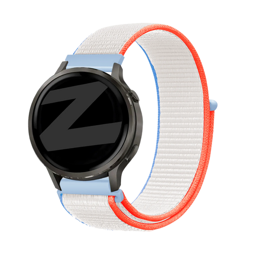 Bandz Garmin Forerunner 265s Nylon Loop Strap (Milk White)