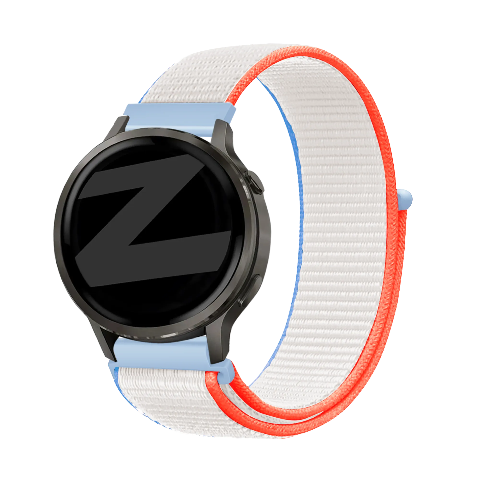 Bandz Garmin Forerunner 265s Nylon Loop Strap (Milk White)