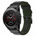 Garmin Forerunner 970 Nylon Hybrid Strap (Army Green)
