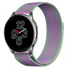 Milanese Strap, on a watch, 3/4 front view