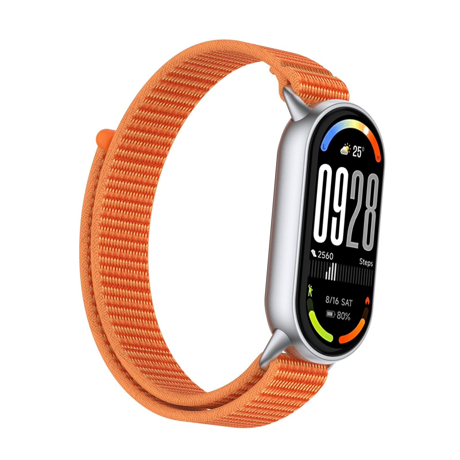 Xiaomi Smart Band 8 Modern Nylon Strap (Orange)
