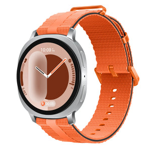 Samsung Galaxy Watch 9 - 44mm Silicone Active Strap (Orange)
