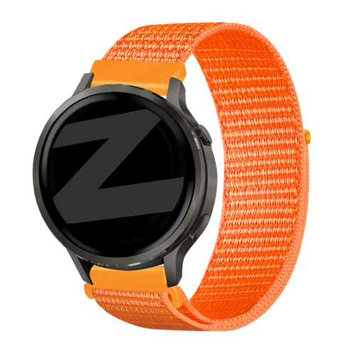 Bandz Garmin Forerunner 570 - 47mm Nylon Loop Strap (Orange)