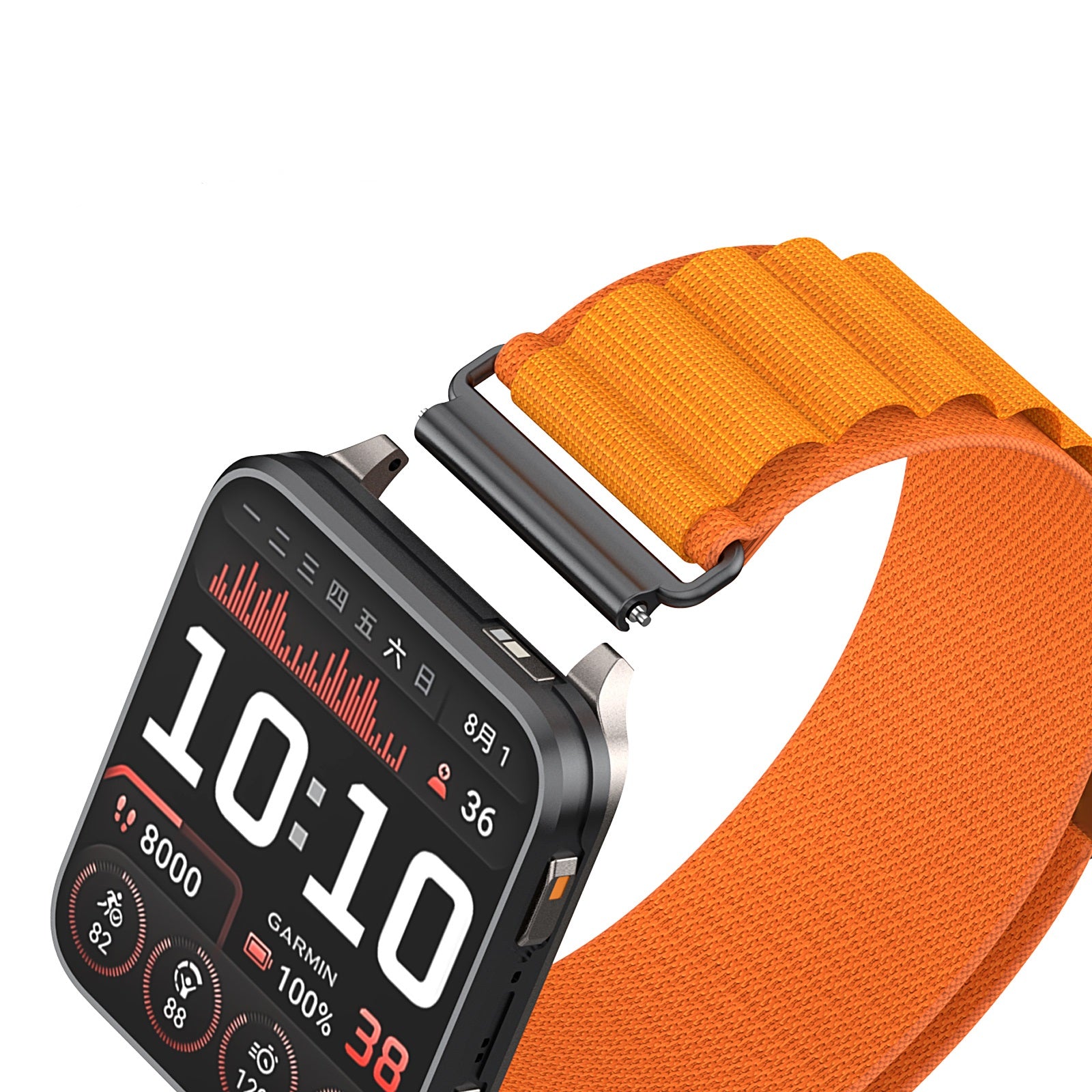 Garmin Venu X1 Alpine Nylon Strap (Orange)