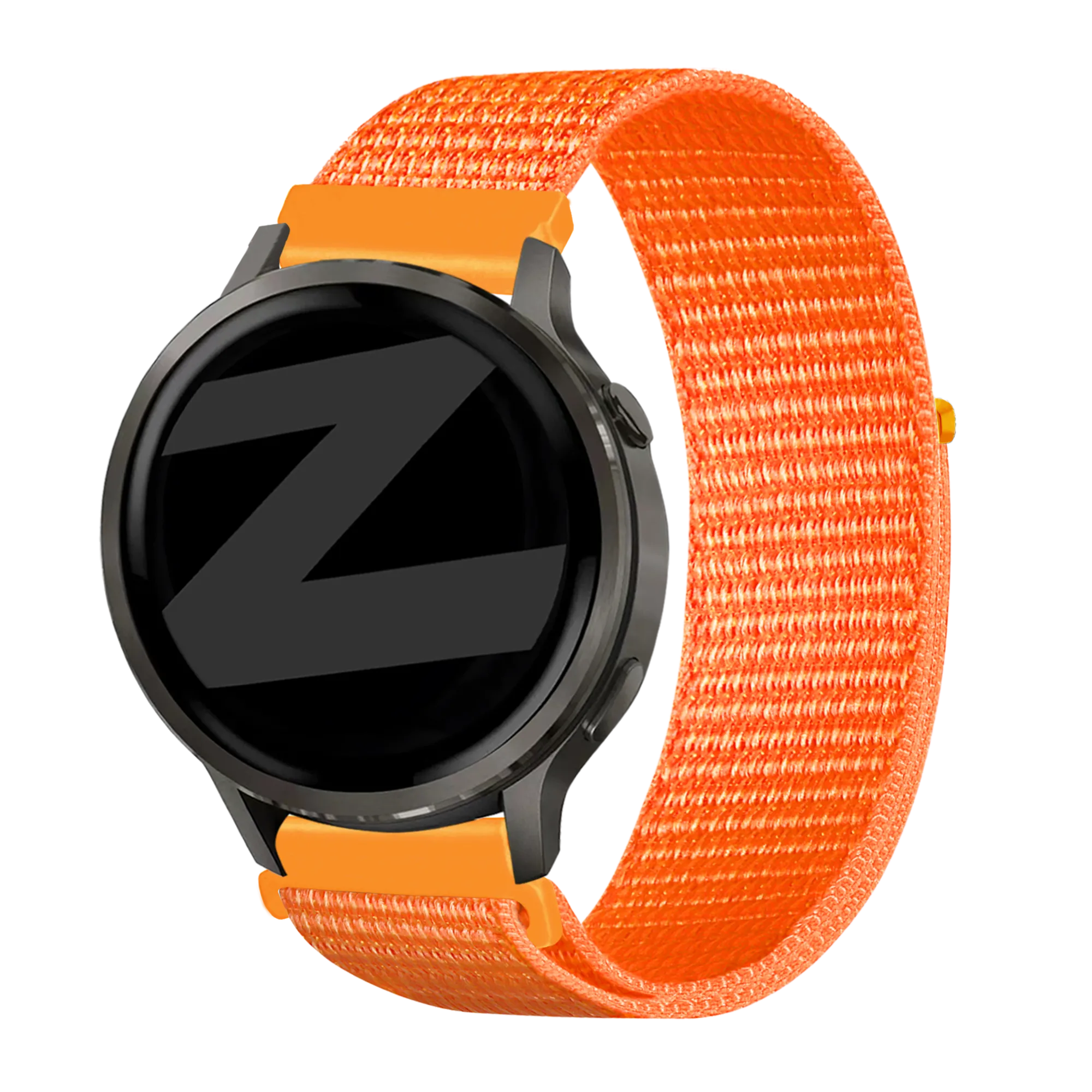 Bandz Garmin Vivoactive 4 Nylon Loop Strap (Orange)