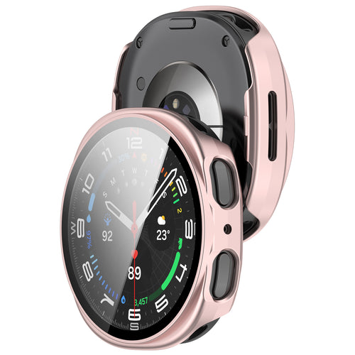Samsung Galaxy Watch 8 - 40mm / 9 - 40mm Hard Case with Glass (Pink)