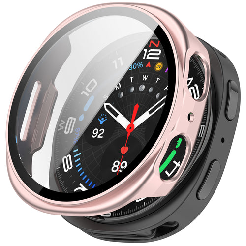 Samsung Galaxy Watch 8 - 44mm / 9 - 44mm Hard Case with Glass (Pink)