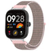 Redmi Watch 4 Nylon Strap (Grey/Pink)
