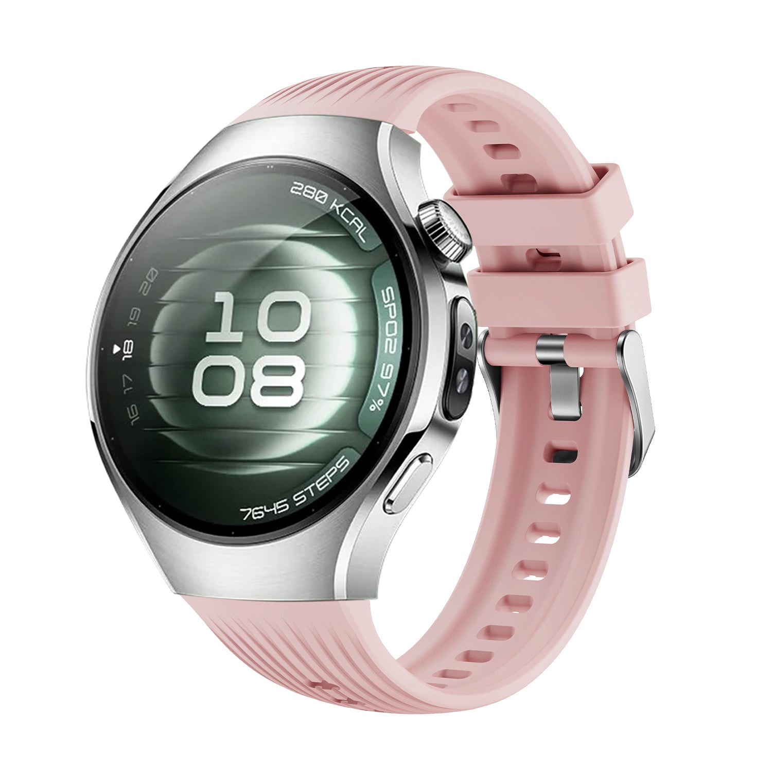 Huawei Watch 5 - 42mm Silicone Strap 'Perfect Fit' (Pink)