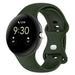 Google Pixel Watch 3 - 45mm Classic Silicone Strap (Dark Green)