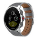 Polar Grit X Leather Strap (Grey)