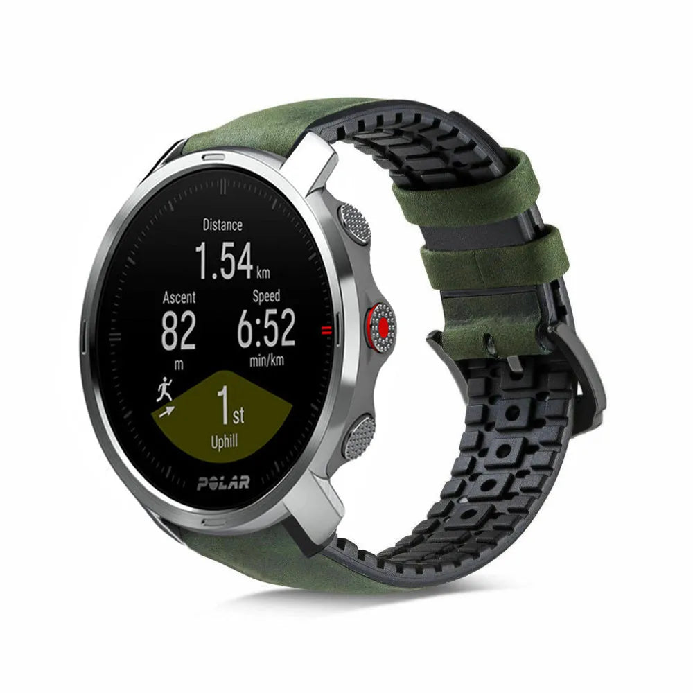 polar-grit-x-leren-siliconen-bandje-groen