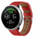 Polar Ignite Leather Strap (Red)