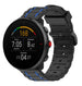 Polar Ignite Silicone Strap Tough (Black/Blue)