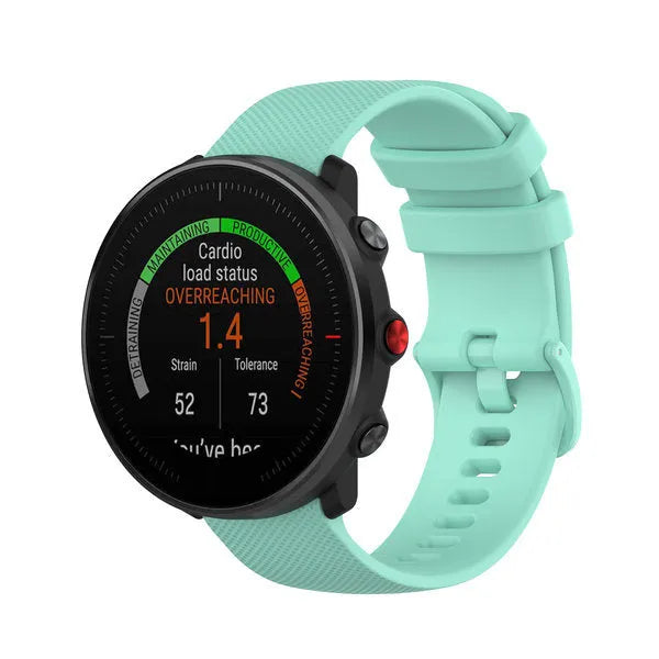 Polar Grit X2 Pro Premium Silicone Strap (Aqua)