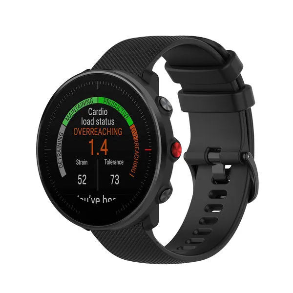Polar Grit X2 Pro Premium Silicone Strap (Black)